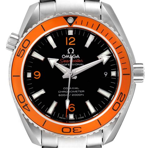 omega seamaster planet ocean 42mm 2500|omega planet ocean orange bezel.